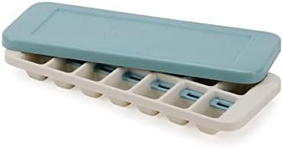 Joseph Joseph Duo QuickSnap Easy-Release Ice-Cube Tray with Stackable Lid, Blue