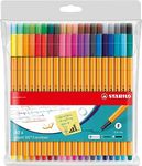 Fineliner - STABILO point 88 - Pack of 40 - Assorted Colours