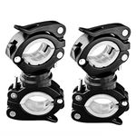 Vonpri [2 Pack] Bike Flashlight Holder, Mount Bicycle Mounting Bracket Flashlight Holder Torch Clip 360º Rotation