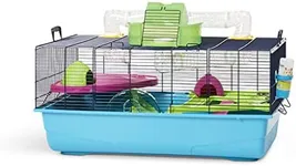 Savic Hamster Heaven Navy Blue Hamster Cage, 80 x 50 x 50 cm