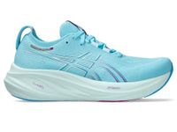 ASICS Women Gel-Nimbus 26 Bright Cyan/Bold Magenta Running Shoes - 8 UK (1012B601.404)