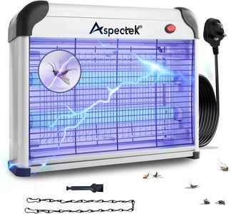 ASPECTEK 20W Electric Bug Zapper – UV Fly Killer, Waterproof, 1000sq.ft