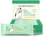 Dr. Mercola, Dental Chew Bones for Dogs, Large, 1 Box (12 Bones), Dog Dental Care That Helps Clean Teeth and Freshen Breath, Non GMO, Soy Free, Gluten Free