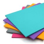 Rothmill A4 Card Stock, 175gsm (230 microns), Multicoloured Card Pack with 5 Retro Colours, Ideal for Arts and Craft, Office and Stationery Use - 100 Sheets