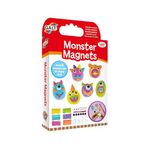 Galt Monster Magnets - Air Drying Clay Modelling Craft Kit for Kids -Easy to Use and Mess Free Childrens Arts and Crafts for Boys and Girls -Make 6 Fun and Colourful Fridge Magnets - Ages 6 Years Plus