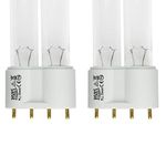 Pisces Twin Pack 55w (watt) PLL Replacement UV Bulb Lamp for Pond Filter UVC