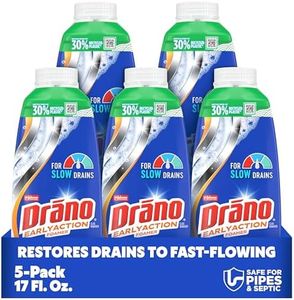 Drano Dual-Force Foamer Clog Remover, 17 oz (Pack of 5)