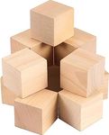 PLAZOTTA 30 Pack 2 Inch Unfinished Wooden Cubes Wooden Blocks, Blank Pine Wood Blocks for Crafts Making