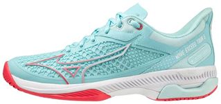 Mizuno Women's Exceed Tour 5 Skate Shoe, Turquoise-Pink, 8