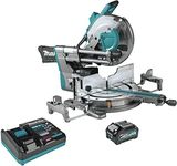 Makita 40V Max Xgt 12 inches Dual Bevel Sliding Compound Miter Saw Brushless Cordless Kit Aws Capable