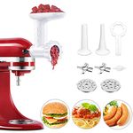 Antree Food Grinder and Sausage Filler Tube Attachment for KitchenAid Stand Mixer