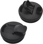 Flip Top to-Go Lids for Nutri Ninja Blender Cup BL450C BN751C BN401C BN801C BL456 BL480D BL481C BL642 BL680, Replacement Parts Accessories for Ninja 18oz /24oz /32oz Cups (2 Pack)