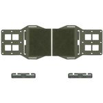 MOLLE Expander Wing for Chest Rig Plate Carrier,Tactical Cummerbund Extension Wing with Hook and Loop Panel 2pack