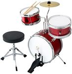 CB SKY 13 inch 5-piece Kids/Junior Drum Set Red/Beginner (Standard)/Kids musical toys, musical instrument