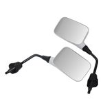 TVS Iqube Coloured Mirror Set (White)