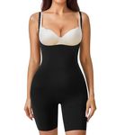 Nebility Shapewear for Women Tummy Control Sculpting Bodysuit Seamless Body Shaper Open Bust Thigh Slimmer Shorts