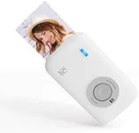 HPRT CP2100 Portable Photo Printer for iPhone & Android, 2 * 3 Instant Color Mini Printer, Bluetooth 5.0, Type-C Charging, Dye-Sublimation Tech, Initial 10 Sheets Included