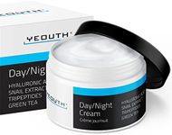 YEOUTH Day Night Face Cream for Women with Hyaluronic Acid, Face Moisturizer, Creme Visage, Face Moisturizer for Men, Crème de Nuit Creme de Jour, Creme Hydratante Visage 4oz