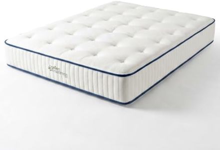 My Green Mattress Pure Eco Organic Kids Mattress – 8 Inch Hybrid Pocket Coil & GOLS Organic Latex, GOTS Cotton & Wool, Medium Firm, Low Profile for Bunk Bed & Trundle - Queen