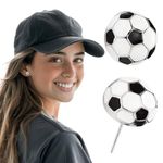 Soccer Ball Stud Earrings, Sterling Silver Sport Earrings for Women Girls, Hypoallergenic Football Earrings Sports Earrings for Teen Girls Fan Gifts Sport Lover Holiday Party Game Jewelry