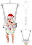Baby Jumper Doorway, Door Bouncer and Jumper for Baby with Adjustable Strap, Fun Activity for 6-12 Months Baby Infant, Bonus & Teether Included