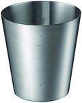 Yoshikawa 89037-3 EAtCO HAKARA Measuring Cup, Stainless Steel, Silver