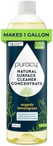 Puracy Multi-Surface Cleaner Concentrate - Plant-Powered Everyday Surface Cleaner - Natural All Purpose Cleaning Solution As Seen on TikTok (Organic Lemongrass, 16 fl oz)