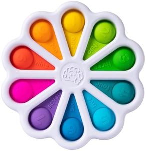 Fat Brain Toys Dimpl Digits, Number Learning Toy for Toddlers, Early Development Toy, Educational Toy, Push and Pop Toy, Sensory Toy for Babies, Colourful Toy for Boys and Girls Aged 2 Years and Older