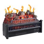 Electric Log Fireplace Heater Insert