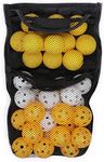 HOW TRUE 36 Pieces Practice Golf Balls, Soft Foam Golf Balls Bulk for Indoor or Outdoor Training