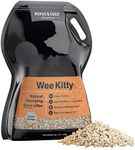 Rufus & Coco Wee Kitty Clumping Corn Cat Litter , Natural Flushable , Low Tracking Biodegradable Pellets , 4 kilogram bag