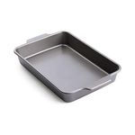 KitchenAid Bakeware Aluminized Steel PFAS-Free Nonstick 33x22.5 cm Cake Oven Tray, Oven Safe, Dishwasher Safe, Grey