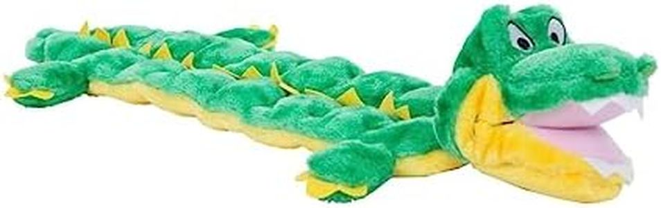 Outward Hound Squeaker Matz Plush Gator Dog Toy, XL