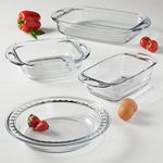 Anchor Hocking 13847FKECOM FireKing Bakeware, Glass, Clear