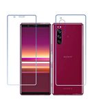 DVTECH� (Front and Back Matte Finish Front and TPU Back Flexible Unbreakable Scratch resistance Screen protector for Sony Xperia 5 (Not a Tempered glass)