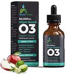 SafeFine Omega 3 Liquid Vegan Drops - DHA from Algae Oil - 60 ml Dropper Bottle - 2000 mg per Serving Plant Based Algae Source Supports Heart Brain & Eyes