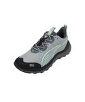 Puma Unisex-Adult Reflect Lite Trail PTX Smokey Gray-Black-Fizzy Apple Running Shoe - 3 UK (31009502)