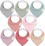 KeaBabies Baby Bandana Bibs - Super