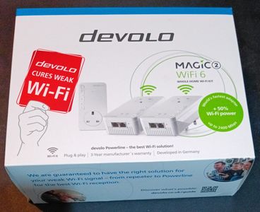 devolo Magic 2 Wi-Fi 6 Whole Home Mesh Kit – Fast Wireless Coverage