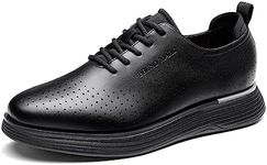 Bruno Marc Men's MaxFlex Fashion Dress Sneakers Oxfords Classic Casual Shoes,Size 10,Black,SBOX2318M