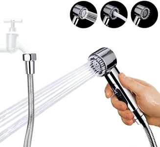 3 Mode Dog Shower Attachment, High Pressure Handheld Sprayer with ON/OFF Switch, 3/4 GHT Female Connector, 100 Inches Stainless Steel Hose, for Outdoor Pet Bathing and Washing