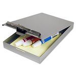 Saunders Small Aluminum Redi Rite Storage Clipboard, Top Open, Clipboard Measures 6.25 x 10 x 1.5 inches, Fits Forms up to Size 5.75 x 9.5 inches, (00213)