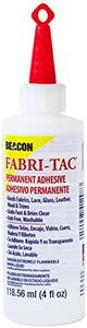 Beacon Fabri-Tac Permanent Adhesive, 4-Ounce