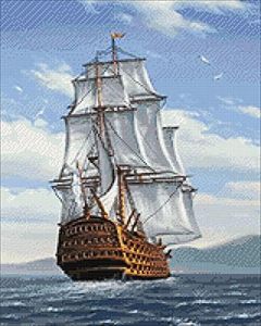 Diamond Art to The Distant Shores 40х50 Cs2604 - Diamond Painting Kit