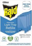 Raid Light Trap Refill Pack, 3 Refi