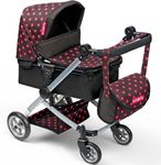 Molly Dolly 2 in 1 Dolls Pram - Pus