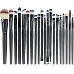 EmaxDesign 20 Pieces Makeup Brush Set Professional Face Eye Shadow Eyeliner Foundation Blush Lip Makeup Brushes Powder Liquid Cream Cosmetics Blending Brush Tool