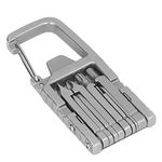 12 in 1 Keychain Multitool Stainless Steel Multi Tool Screwdriver Bit Bottle Opener for Men Him Husband Boyfriend Father