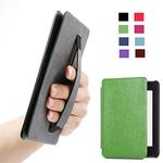 ISeeSee All-new Kindle Paperwhite Water-Safe Fabric Cover (10th Generation-2018),Holding Case PU Leather E-Reader Smart Cover with Auto Sleep/Wake for Amazon All-New Kindle Paperwhite 2018 Green