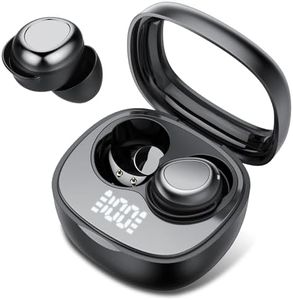 Wireless Earbuds, Hybrid ANC 40dB Noise Cancelling Headphones, 45H Playtime, Bluetooth 5.4, 10mm Drivers with 5 EQ, ENC Dual Mic, IPX7 Waterproof, Transparent Mode, Digital Battery Display iOS/Android